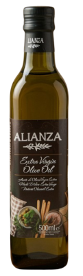 Масло Оливковое ALIANZA Extra Virgin 500мл ст/б Испания
