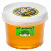 Мед Липовый натуральный ПЧЕЛКА ЗОЛОТАЯ 1кг ПЭТ