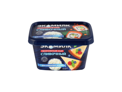 Сыр Экомилк ТВОРОЖНЫЙ 60% 350гр ванна