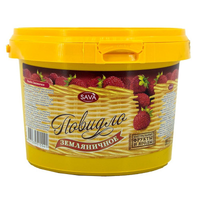 Повидло Сава Земляника 870гр ведро