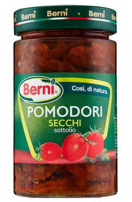 Томаты вяленые в масле BERNI 314мл/290г ст/б